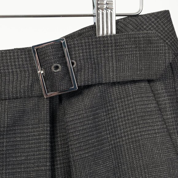 Tibi Adler Grey Multi Glenplaid Wrap Pant - Picture 7 of 10